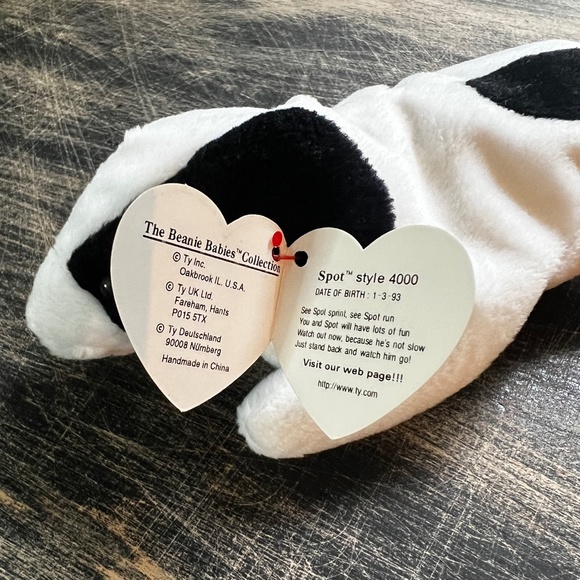 Spot - The (Rare & Retired) VNTG. Dog Ty Beanie Baby | NWT - Woof!! 1993 - Picture 8 of 15